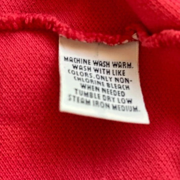 Polo Ralph Lauren Men's Red Watermelon Short Sleeve 2 Button Polo Shirt Size XL - Picture 4 of 5